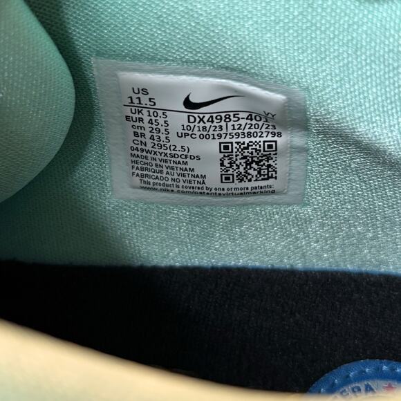 Authentic Nike DX4985-401 Zoom Freak 5 Flowers Giannis Sneakers US Size 11.5 - Picture 11 of 12